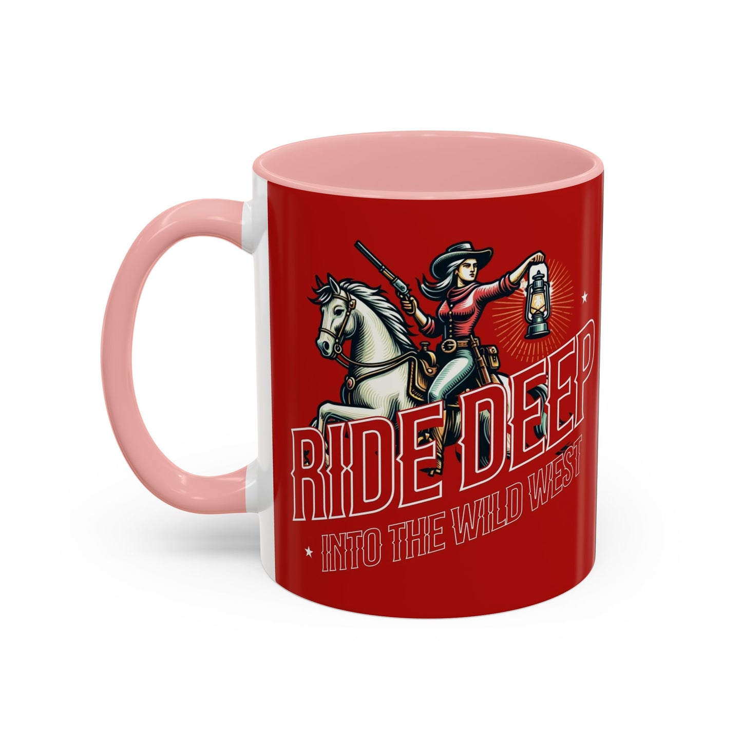 Wild West Adventure Coffee Mug - "Ride Deep" Design