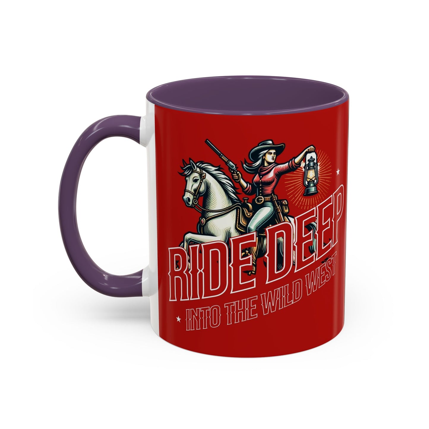 Wild West Adventure Coffee Mug - "Ride Deep" Design