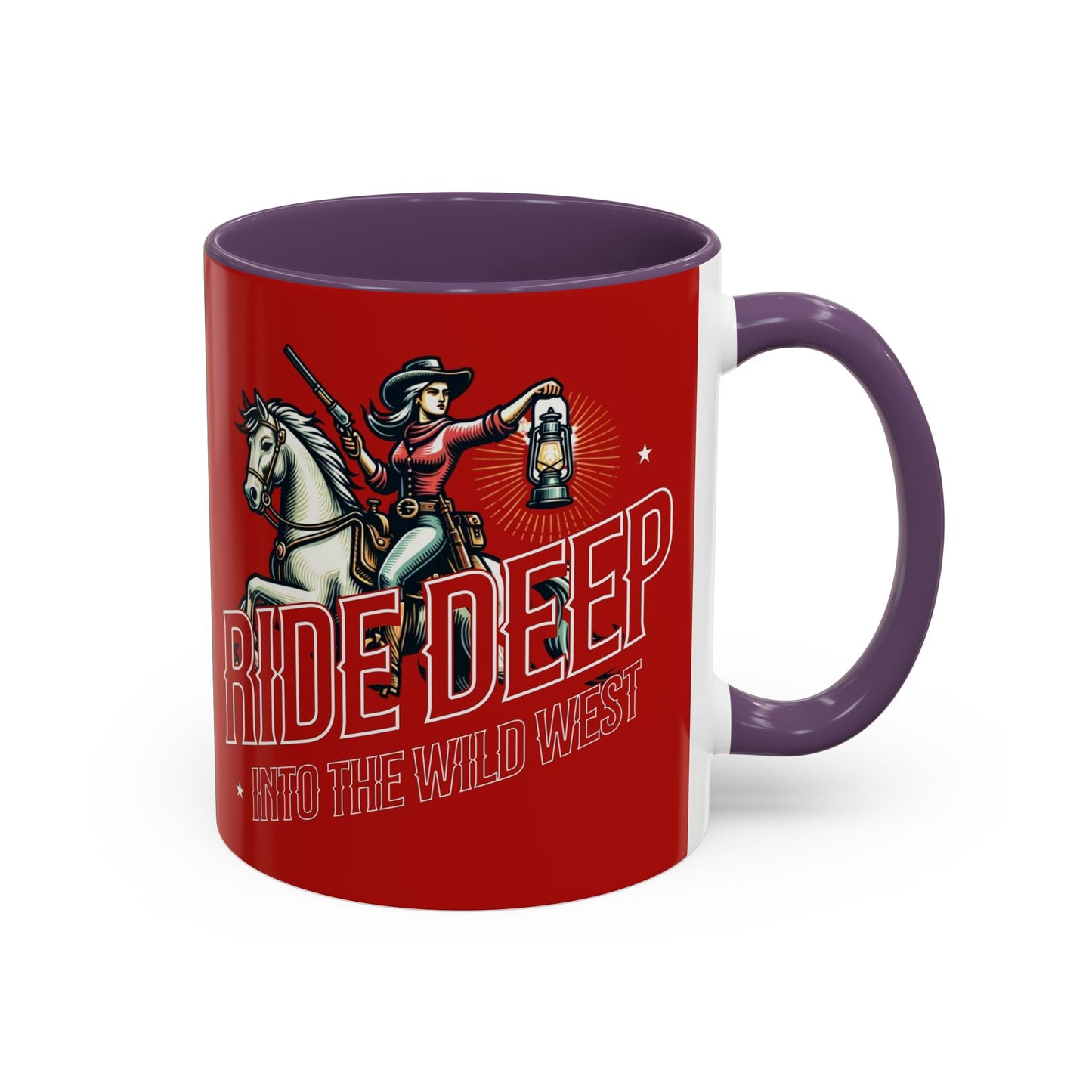 Wild West Adventure Coffee Mug - "Ride Deep" Design