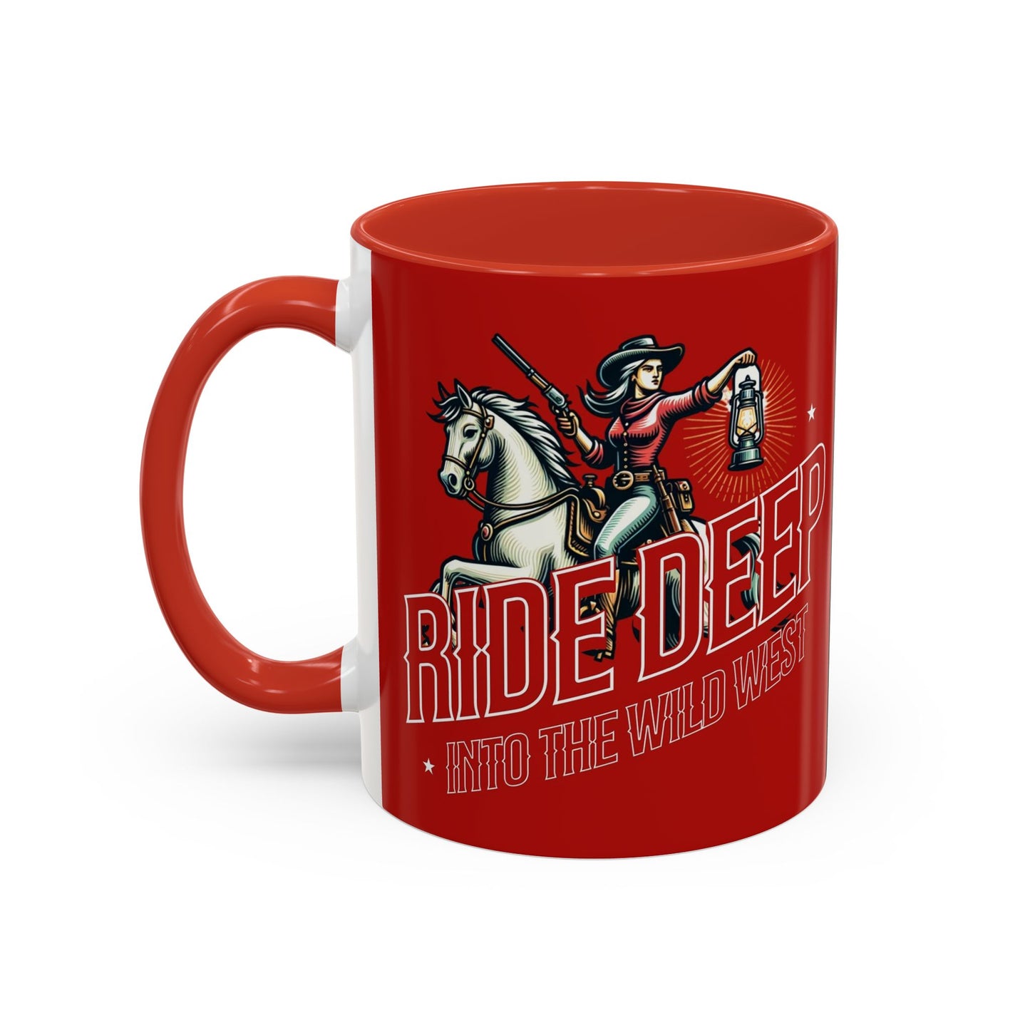 Wild West Adventure Coffee Mug - "Ride Deep" Design