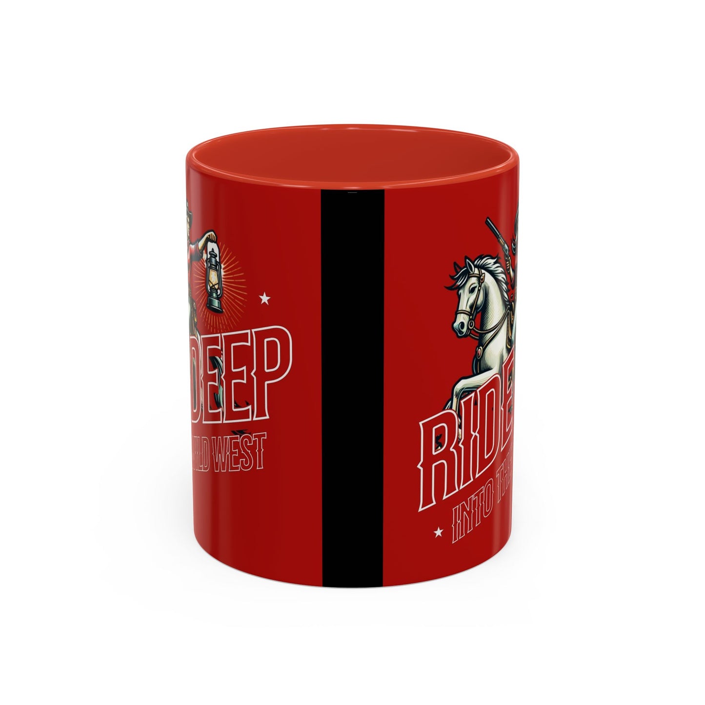 Wild West Adventure Coffee Mug - "Ride Deep" Design