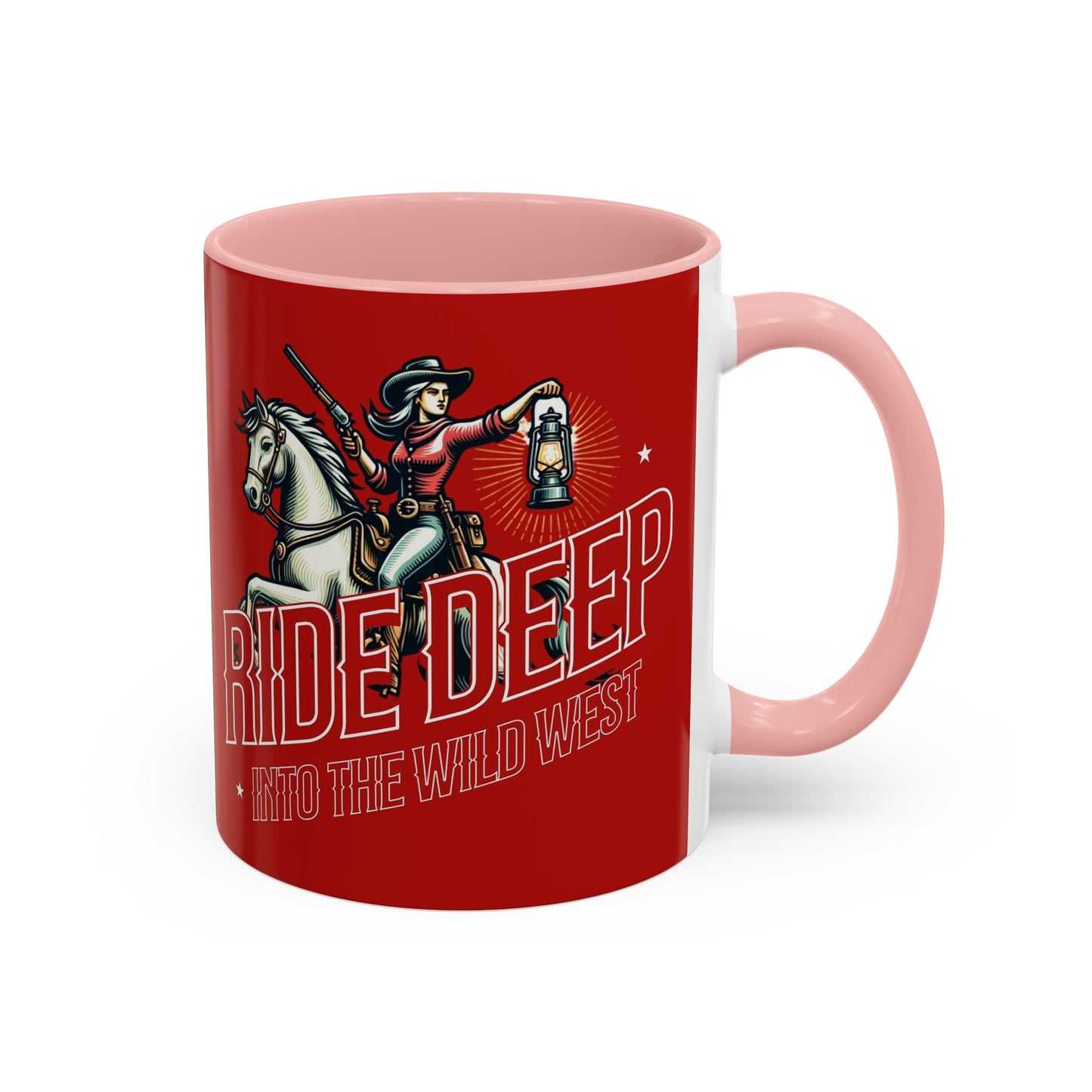 Wild West Adventure Coffee Mug - "Ride Deep" Design