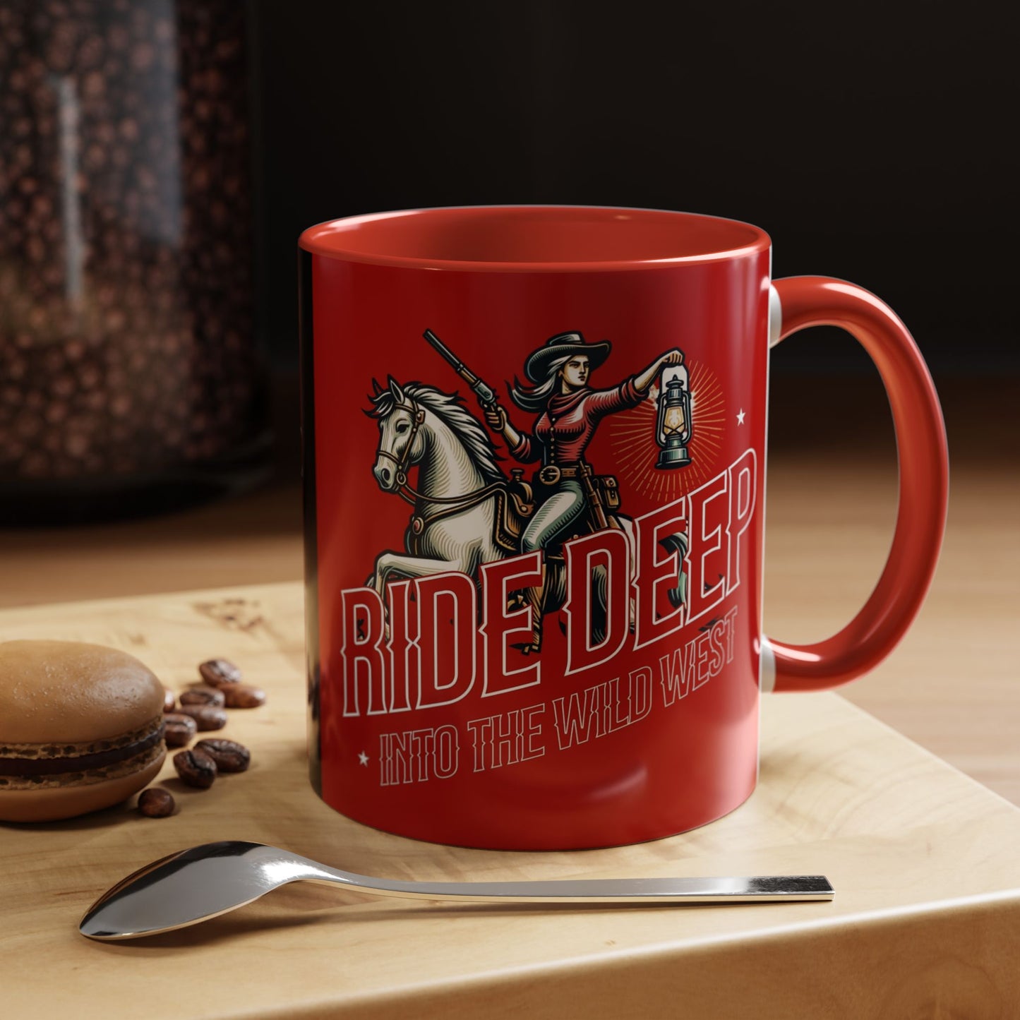 Wild West Adventure Coffee Mug - "Ride Deep" Design