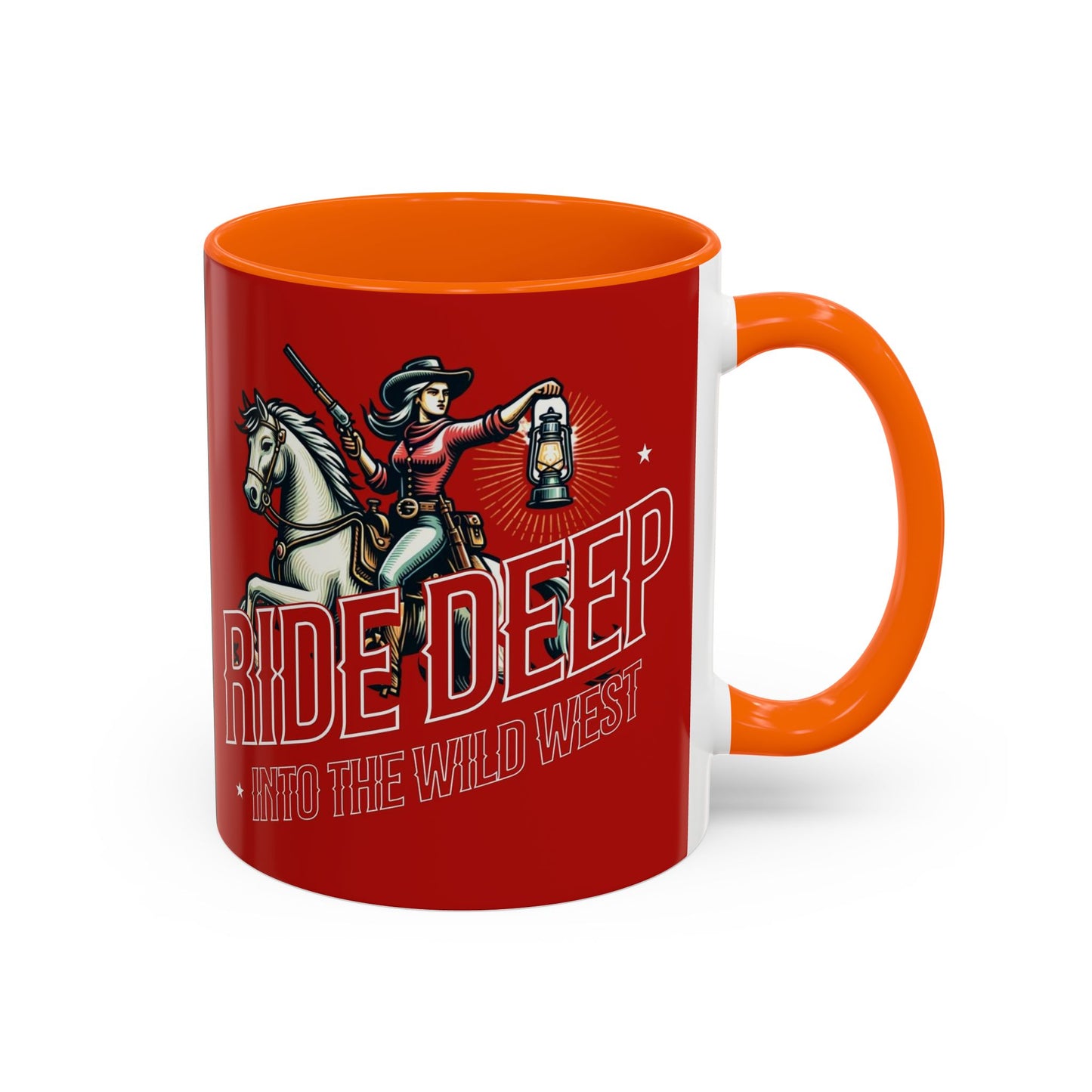 Wild West Adventure Coffee Mug - "Ride Deep" Design