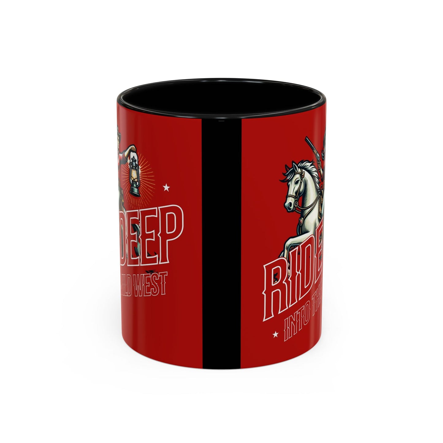 Wild West Adventure Coffee Mug - "Ride Deep" Design